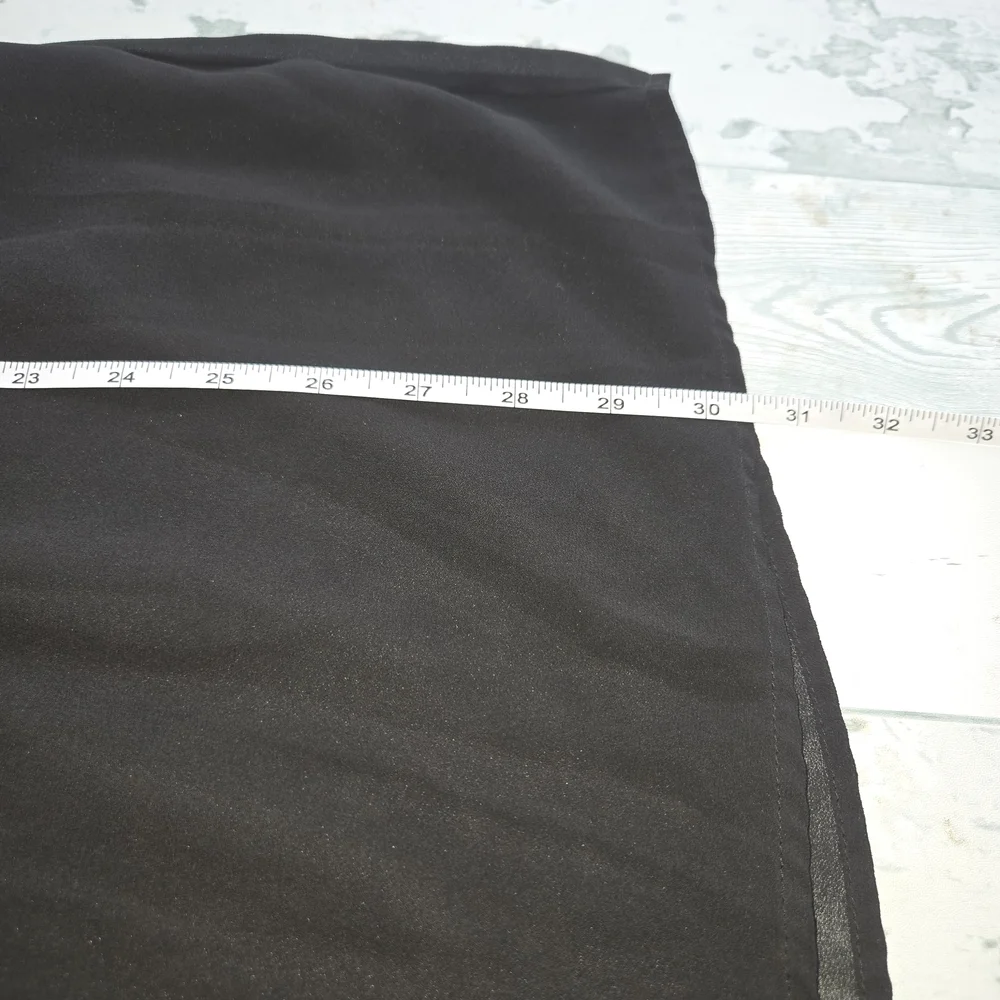 Xtraordinary Black Mini Dress with Flared Cuffs Juniors Large
